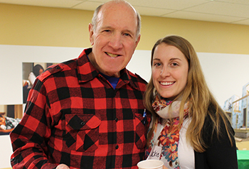 Jim and Volunteer Services Coordinator Jackie